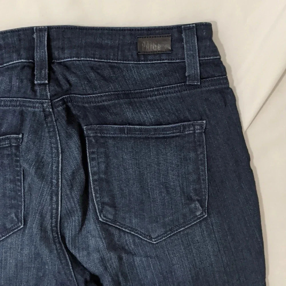 PAIGE Hoxton High Rise Ankle Skinny Jeans, Color Mona Size 26 - Picture 12 of 15